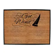Sailing Ob Got Wind - Funny Novelty Doormat Man Cave Floor mat