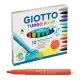 【義大利GIOTTO】可洗式兒童安全彩色筆(12色)