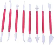 BRIGHTFUFU 8pcs Cake Decorating Pen Red Icing and Beginners for Cake Bread Mousse Jelly and Decoration Versatile Baking Mould Tools