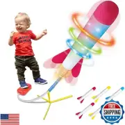 Play22 Toy Rocket Launcher for Kids Led - Shoots Up to 100+ Feet - Launch Roc