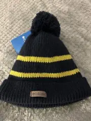 NEW Columbia Youth Beanie Aurora Lights Blue/Yellow - NWT - $25 Retail