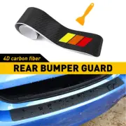 Bumper Car Rear Tricolor Protector Trim Strip Trunk Sill Guard Scratch Pad Cover