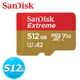 SanDisk Extreme Micro SDXC UHS-I U3/V30 512GB 記憶卡