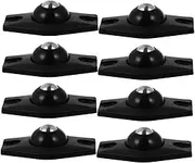 VILLFUL 8pcs Self Adhesive Mini Swivel Wheels Rotation Caster Wheels for Furniture Easy Installation Heavy Duty Support for DIY Projects and Home Mobility