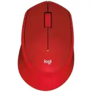 Logitech M280 Ergonomic Wireless Mouse Optical 2.4G For PC Laptop Mac Linux Red