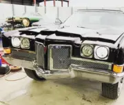 1971 Pontiac Bonneville chrome grill dual weave mesh grille Tiarra 2pc