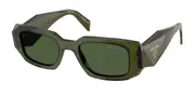 Prada PR 17WS 19Z1I0 Men's Sunglasses Green Size 49