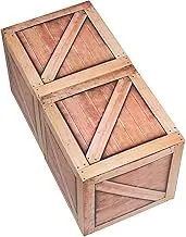 FELTECHELECTR Western Cowboy Decor Boxes Fake Wooden Crate Props Party Decorative Supplies