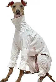 D Doggy Star Italian Greyhound Pajama Onesie Indoor Clothes Whippet for Dog Coat (XL,Pajama Onesie)