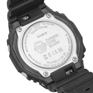 CASIO 卡西歐 G-SHOCK 極簡八角 太陽能電力智慧藍牙手錶 GA-B2100-1A1