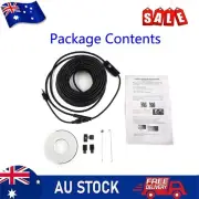 15m/50 Pipe Inspection Camera Video Ft Sewer Drain Cleaner Waterproof