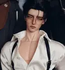 1/3 Resin Jointed BJD Dolls Handsome Hunter Man Face Makeup + Eyes Collect Gifts