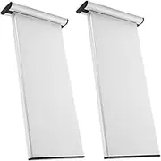 Mobestech 2pcs Blank Aluminum Name Plate Holder for Door Office Status Sign for Departments Schools Businesses Streamlined Navigation Professional Display