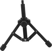 MINAOLULUS Portable Desktop Microphone Stand Lightweight Tripod Mic Holder for Live Streaming Recording and Podcasting Easy to Fold Carry for Home Office