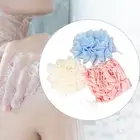 Bath Loofah Sponge with Lanyard Bath Mesh Pouf for Bathroom Travel Personal