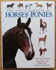 HUGE Gorgeous Coffee Table Book ENCYCLOPEDIA OF HORSES & PONIES By Pickeral 2001
