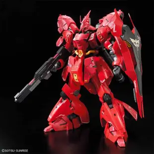 【BANDAI 萬代】RG 1/144 #29 MSN-04 SAZABI 沙薩比 赤色彗星(萬代模型 模型玩具 組裝模型 鋼彈模型)