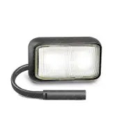 LED Autolamps White Front End Outline Marker Light 2 LED & 2 Plugs Twin Blister