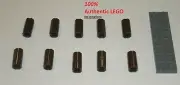 LEGO NEW Dark Brown Axle Connector (10x) 6172115 Brick 59443
