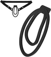 Male Chastity Cage Lock Device Penis Clip Panty Lock Cage for Sissy Labia Camel Toe Simulator Male Mimic Female Pussy Chastity Clip Plastic Training Clip Adult Sex Toys