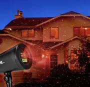 Laser Outdoor Holidays Flash Strobe Projector with Remote Control & Mounting Kit