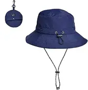 [EXVVQOQO] Wide Brim Sun Hat-UPF 50+ Protection Waterproof Bucket Hat Foldable Boonie Hats Safari Hats for Men and Women