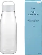 Marna Daily Water Bottle (1L / Gasketless) Smooth Mouth Feel Like Glass (Lightweight/Dishwasher Safe), Calm White K819W