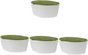 HOMSFOU 4pcs Floral Foam Blocks for Flower Arrangement Lightweight Compact Florist Foam Insert Easy to Use Packing Shipping for Floral Art Home Decor
