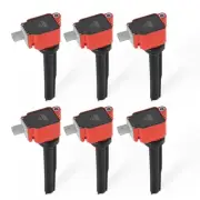 MSD 82606 Ignition Coils, Red , 6-Pack