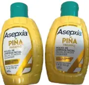 2x Asepxia Facial Powder Natural Pineapple & Agave Leaf Extract, Water-Activated