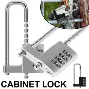 Gym Locker Lock 4 Digit Combination Padlock Heavy Duty Long·-