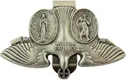 Dove Wisdom & Patience Genuine Pewter Protection Religious Auto Visor Clip