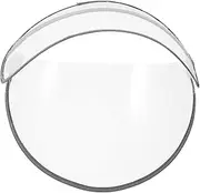 [SUPVOX] Face Protector Rain Poncho Raincoat Supply Raincoat Face Protector Transparent Shield Rain Poncho Cap Brim Replaceable Hat Brim Hat Shield Transparent Pvc