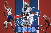 Buffalo Bills Lithograph print of Stefon Diggs 2020 17 x 11