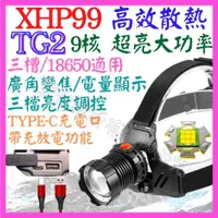 在飛比找蝦皮購物優惠-【成品購物】TG2 頭燈 XHP99 9核心 P99 186