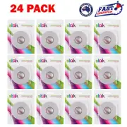 24x Double Sided Tape 30m Thin Adhesive Tape Width 12mm Craft Clear Easy Peel AU