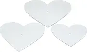 SEWACC 3 Pack Acrylic Sewing Templates Heart Quilt Patchwork Ruler for DIY Projects