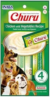 Inaba Churu 4P Chicken With Vegetables (Dog Treat) 6X56G
