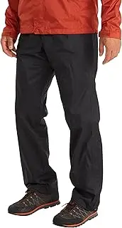 [Marmot] Men Precip Eco Full Zip Pant Short, Waterproof Trousers, Breathable Overtrousers, Lightweight Hiking Pant, Windproof Trekking Pants