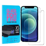 [2 PACK] Apple iPhone 12 Mini Tempered Glass Screen Protector Guard - Case Friendly