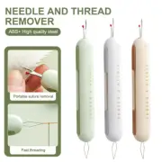 2-in-1 Thread Seam Ripper Needle Threader Stitches Thread Unpicker Button Cutter
