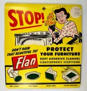 Vintage Flan 101 Uses Scratchproofs Everything - New Old Stock - Free Shipping