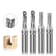 1/2 Inch 12.7mm Shank Tungsten Mortising Carbide Router Bit 2 Flutes/3 Flutes TCT Straight Router Bit Straight Flute End