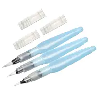 在飛比找蝦皮商城優惠-Xileyw 3支裝自來水筆套裝 水溶彩鉛固體水彩顏料畫筆 