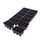72 Cell Plastic Garden Tray Inserts - 10 Sheets for Seed Starting/Nursery