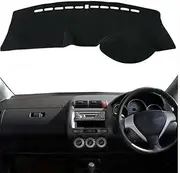 Dashboard Cover Dash Mat,for Honda Fit Jazz 2001-2003 2004 2005 2006 2007,Anti-Scratch Dash Cover Dashboard Cover Mat Sun Shade Protect Carpet