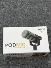RODE PodMic Dynamic Podcasting Microphone (Black)