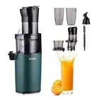Compact Cold Press Juicer Machines Slow Masticating Juicer-3.1" Wide Chute fo...