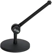 On-Stage DS300B Posi-Lok 7" Mini Desktop Microphone Boom Stand,Black