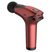 Zyle ZY002MGR Impact Massager Red Wireless 5 Massage Heads Muscle Pain Relief